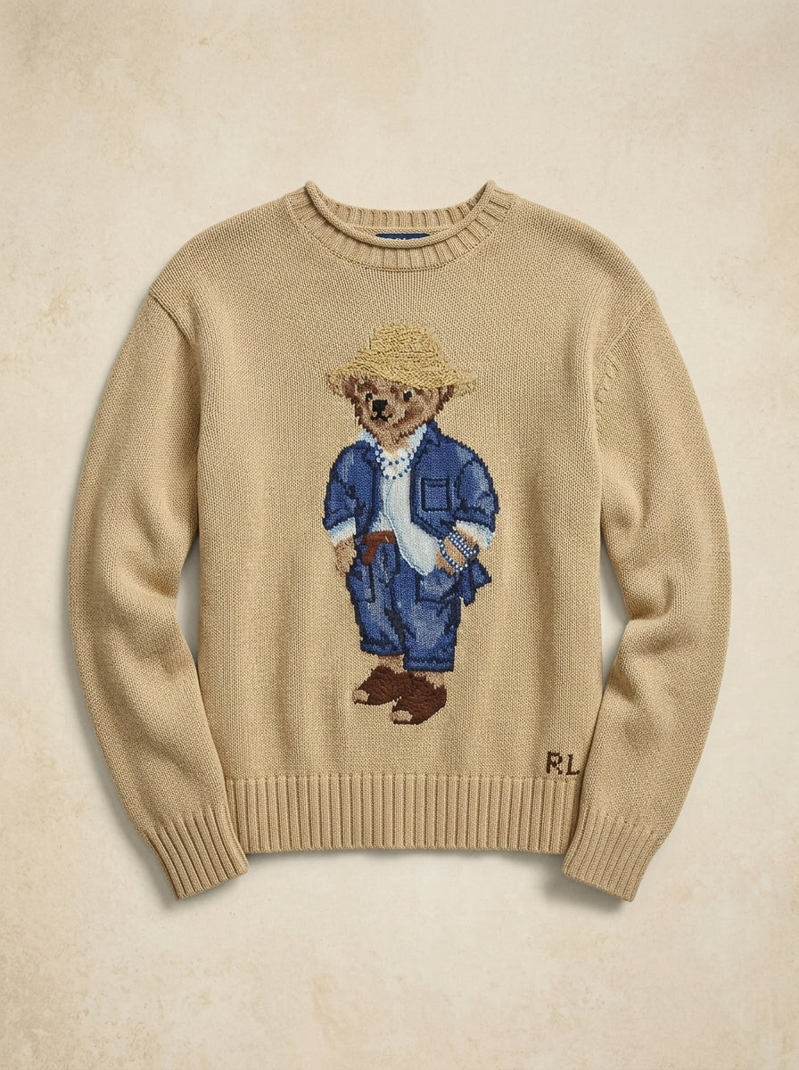 Suéter RL | Gola Alta Polo Bear