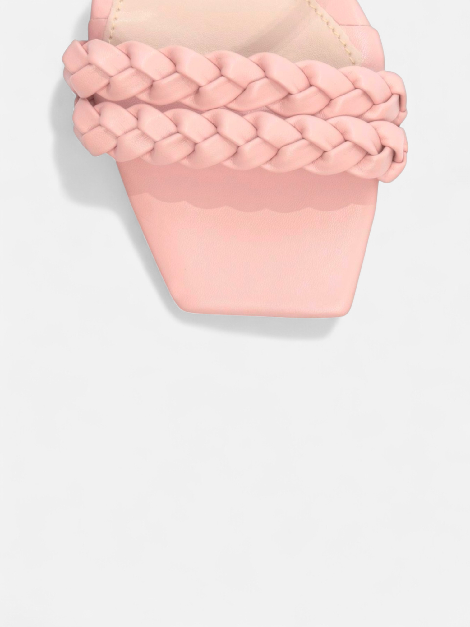 Sandália Salto Grosso Napa Caramelo