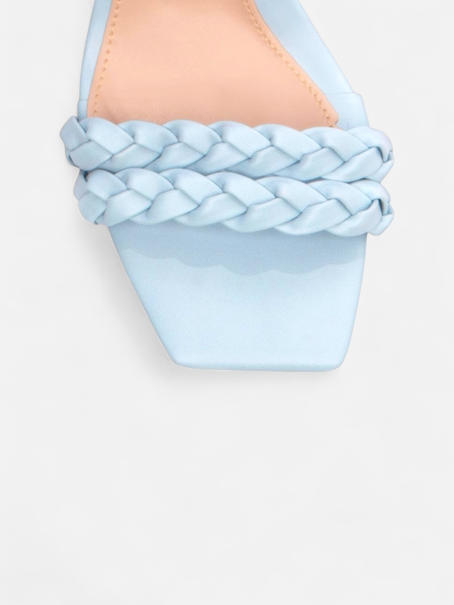 Sandália Salto Napa com Fivela de Metal