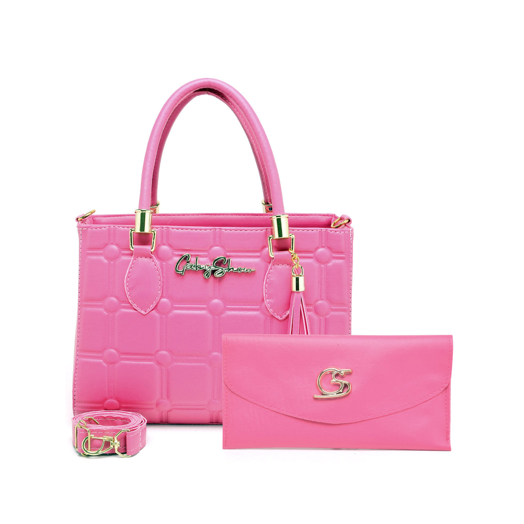 Kit Bolsa Madri Feminina Gaby Show + Carteira - Moderna - Elegante - Bolsas Moda e Acessórios