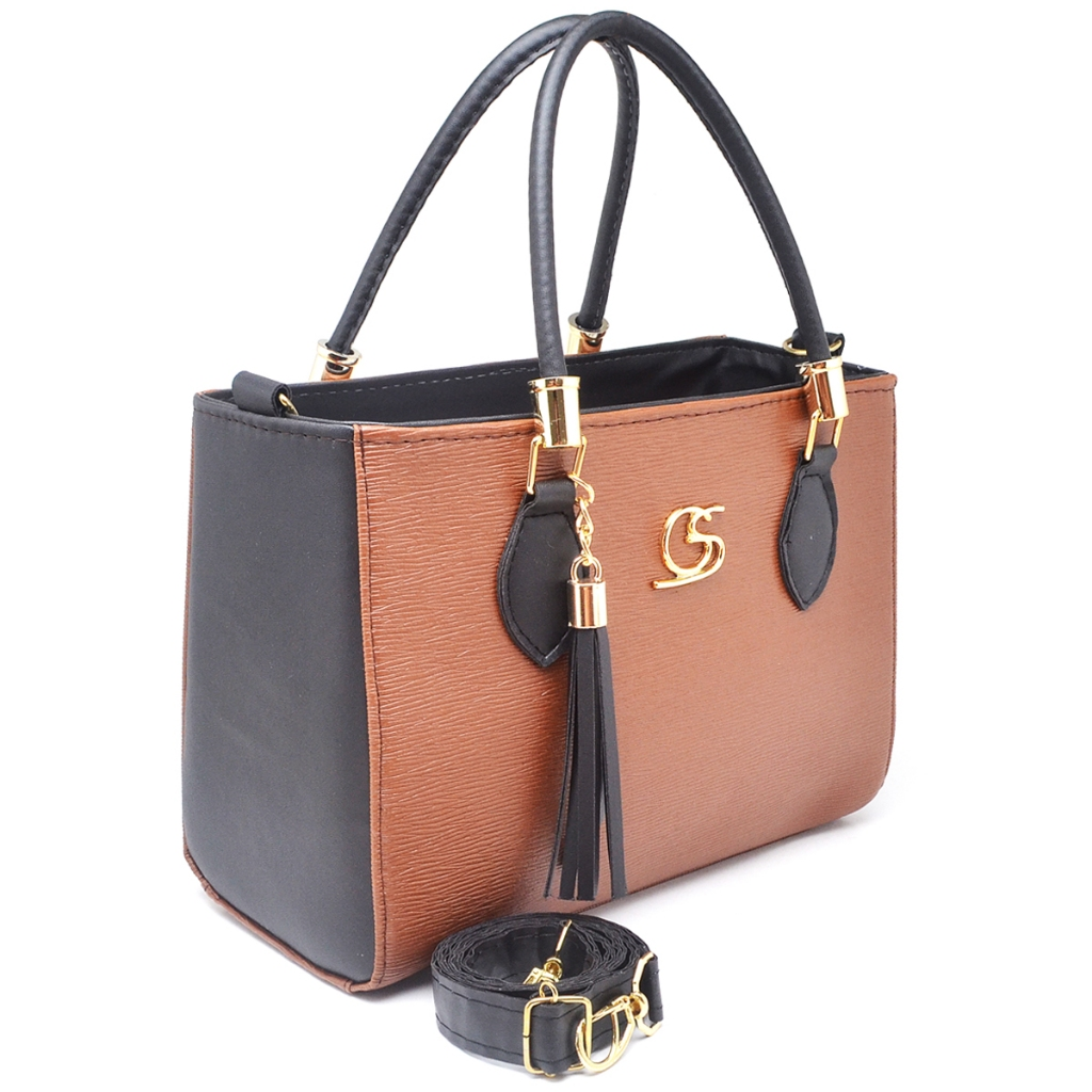 Bolsa Feminina Anjik Média Metal GS Transversal de Ombro Gaby Show