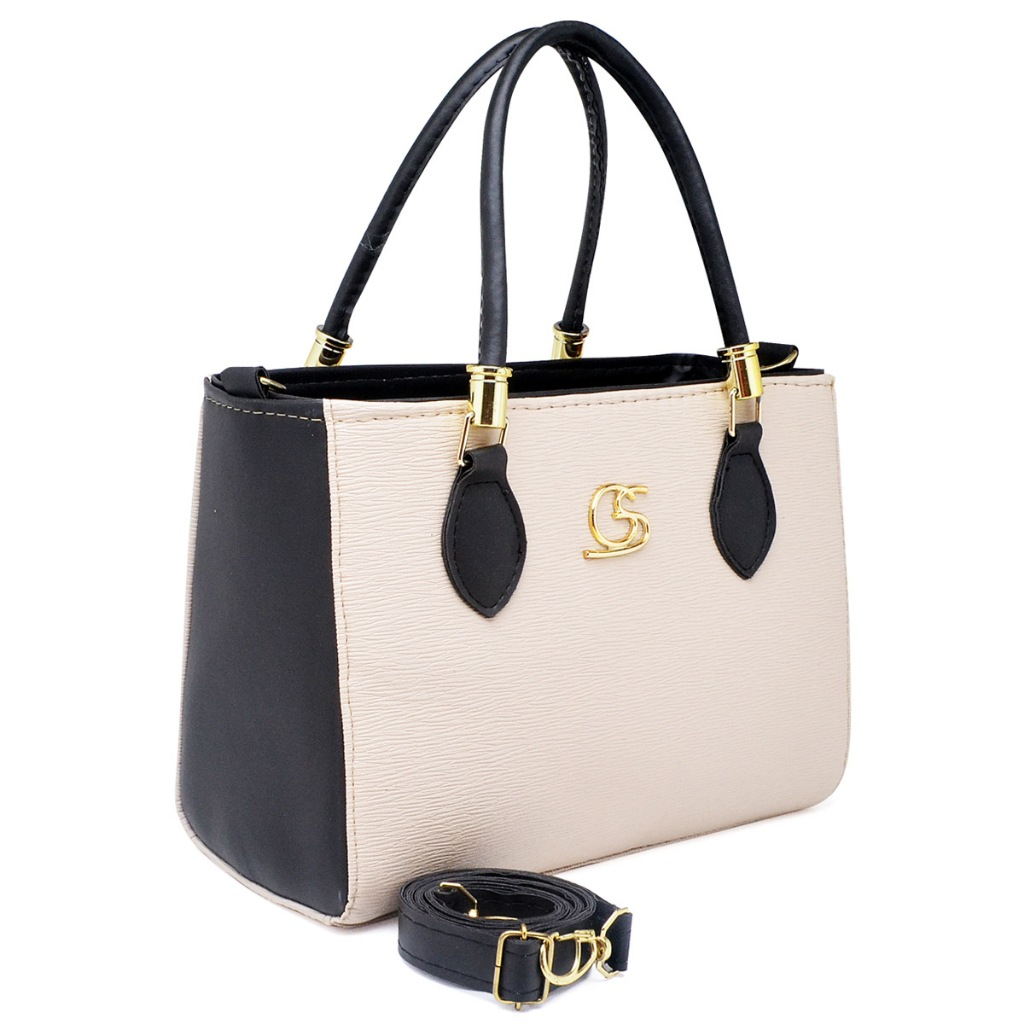 Bolsa Feminina Anjik Média Metal GS Transversal de Ombro Gaby Show