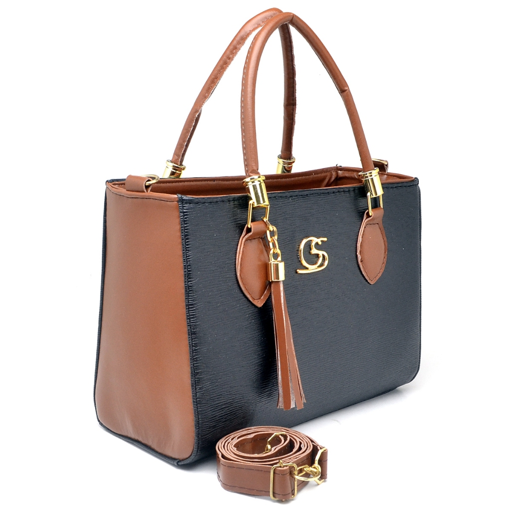 Bolsa Feminina Anjik Média Metal GS Transversal de Ombro Gaby Show