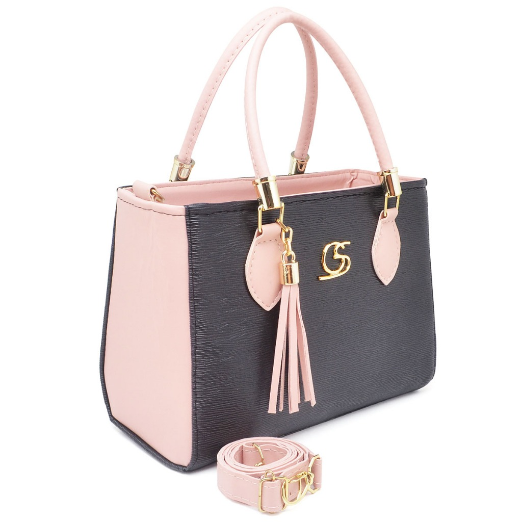 Bolsa Feminina Anjik Média Metal GS Transversal de Ombro Gaby Show