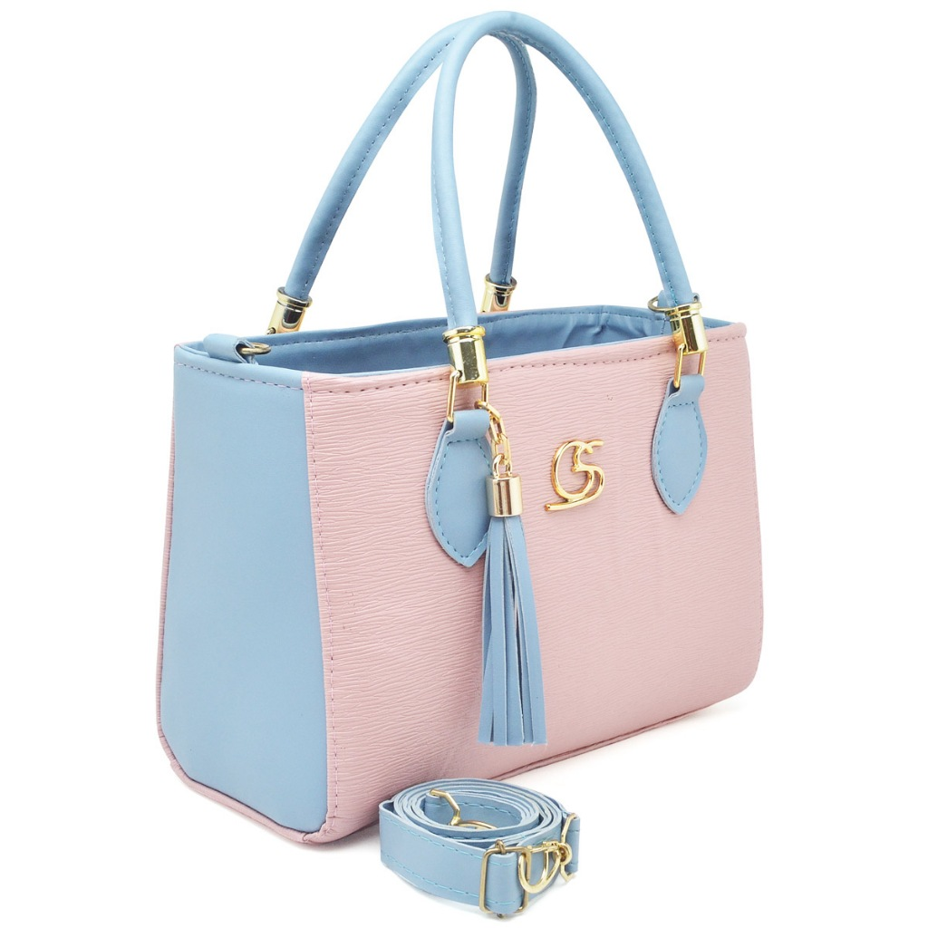 Bolsa Feminina Anjik Média Metal GS Transversal de Ombro Gaby Show