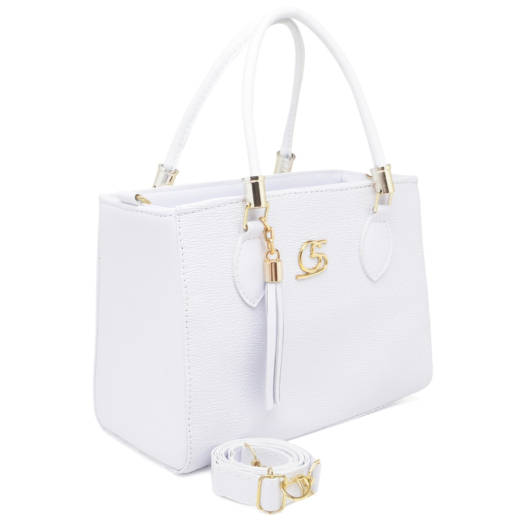 Bolsa Feminina Anjik Média Metal GS Transversal de Ombro Gaby Show