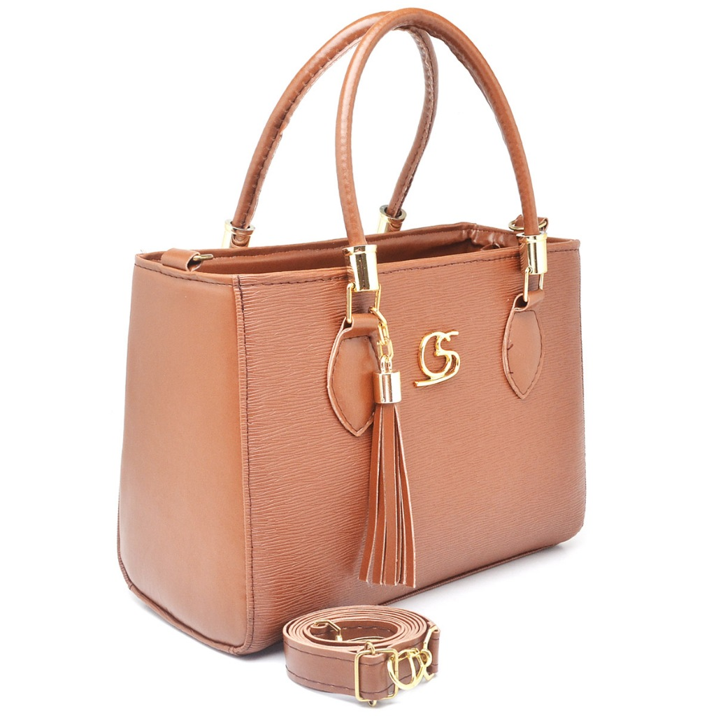 Bolsa Feminina Anjik Média Metal GS Transversal de Ombro Gaby Show