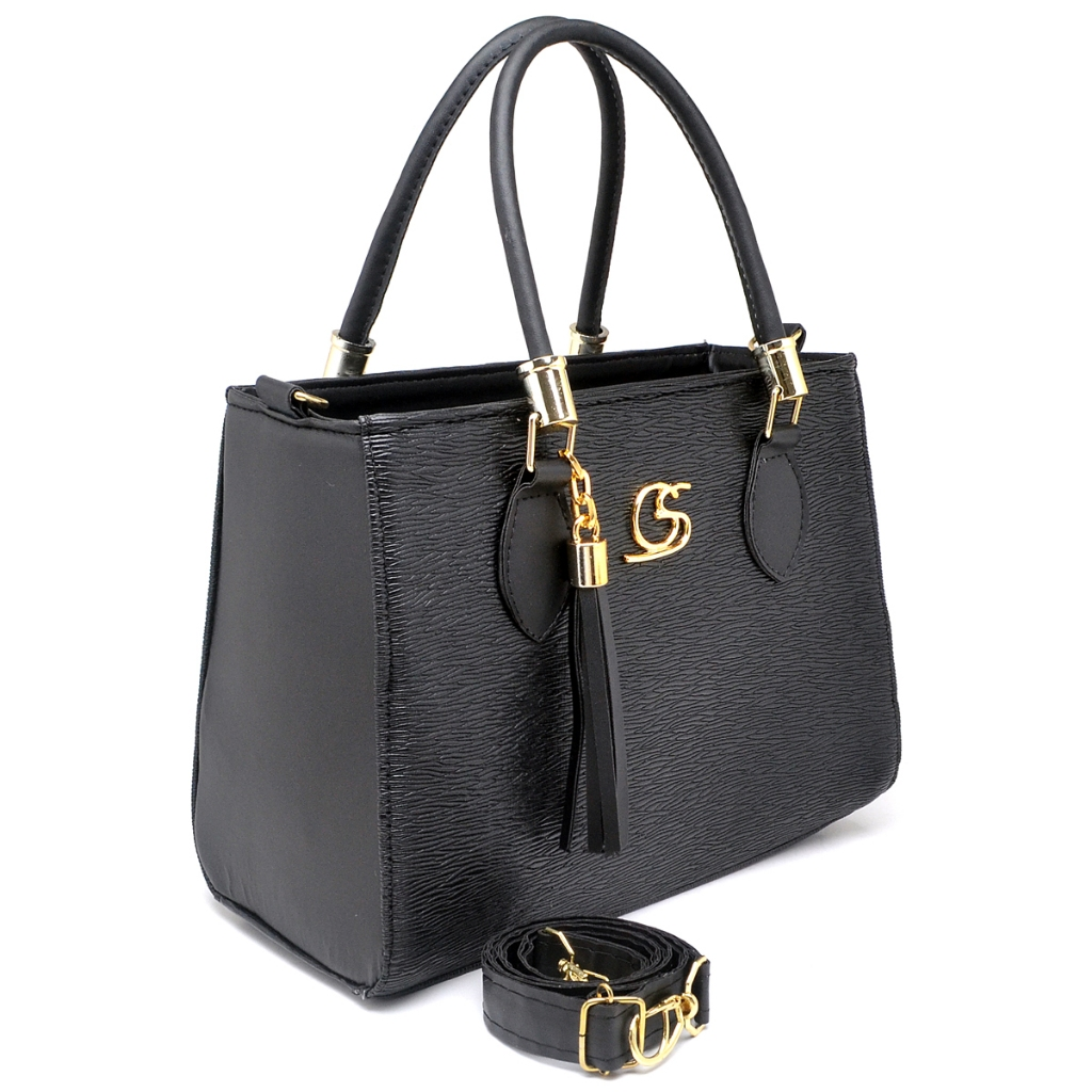 Bolsa Feminina Anjik Média Metal GS Transversal de Ombro Gaby Show