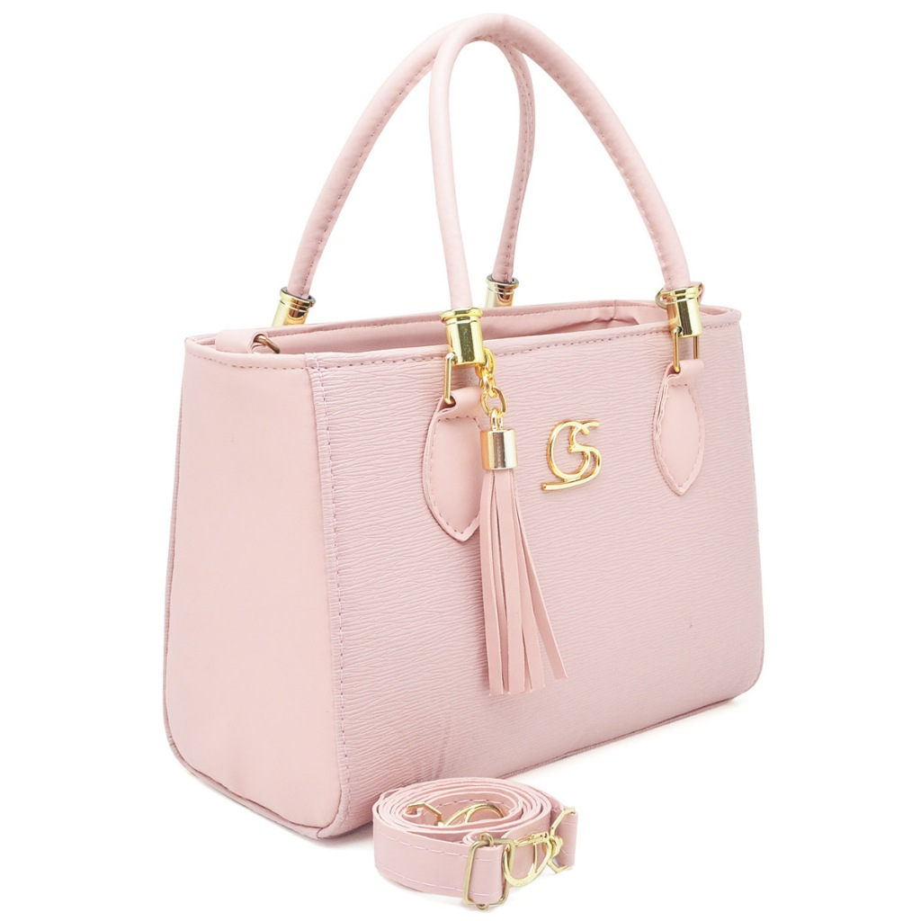 Bolsa Feminina Anjik Média Metal GS Transversal de Ombro Gaby Show