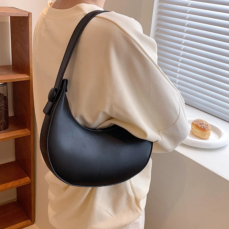 Bolsa Meia Lua Lançamento Varias Cores Bolsa Feminina De Ombro Balada
