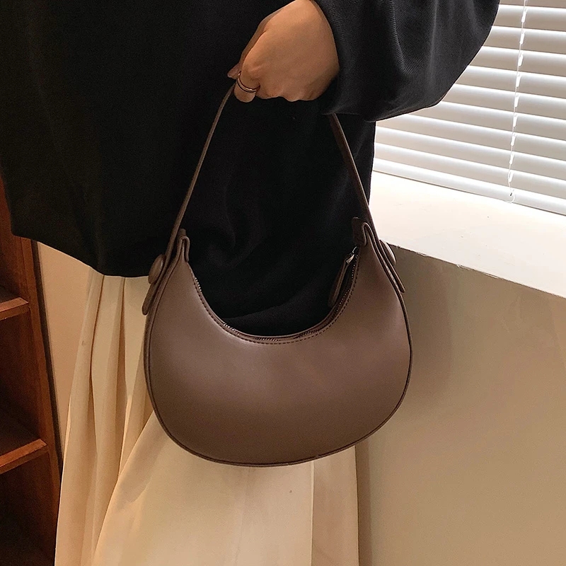 Bolsa Meia Lua Lançamento Varias Cores Bolsa Feminina De Ombro Balada