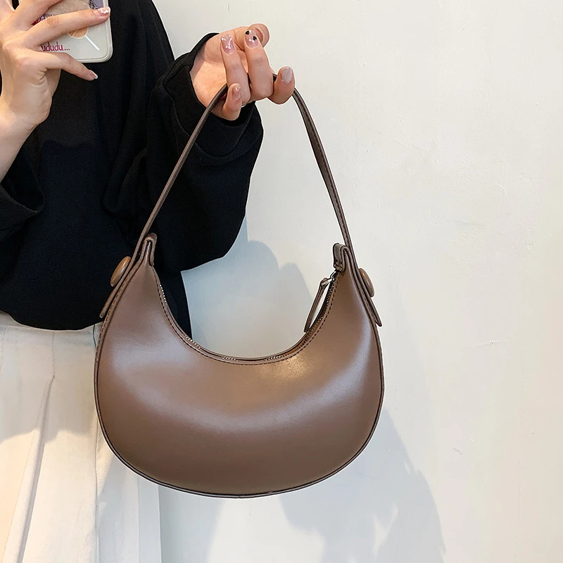 Bolsa Meia Lua Lançamento Varias Cores Bolsa Feminina De Ombro Balada