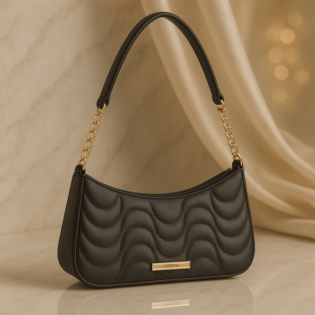 Bolsa Feminina Transversal Pequena Branca Elegante e Sofisticada