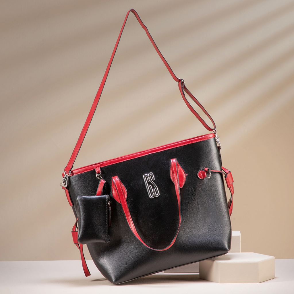 Gaby Show - Bolsa Feminina Glamourosa Lançamento Grande Premium Forro Cetim Com Alça De Mão e Transversal