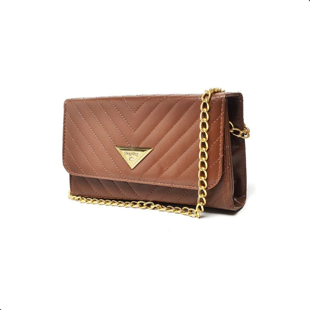 Bolsa Feminina Pequena Corrente Dourada Balada Festa Elegante