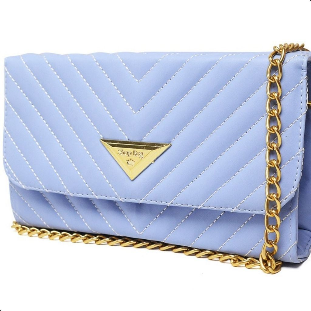 Bolsa Feminina Pequena Corrente Dourada Balada Festa Elegante