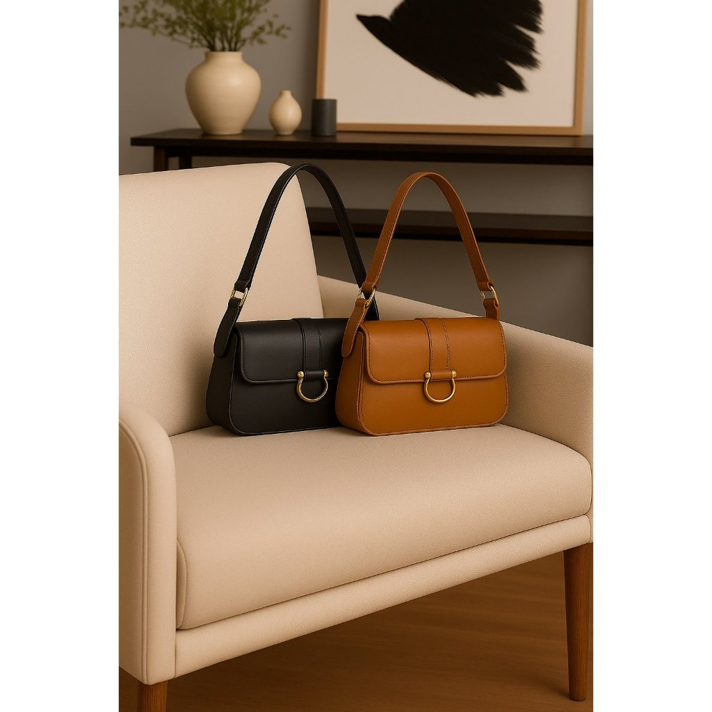 Kit Bolsa Feminina 2 peças Lançamento Nova Tendencia Elegante Alça Transversal Mega Oferta