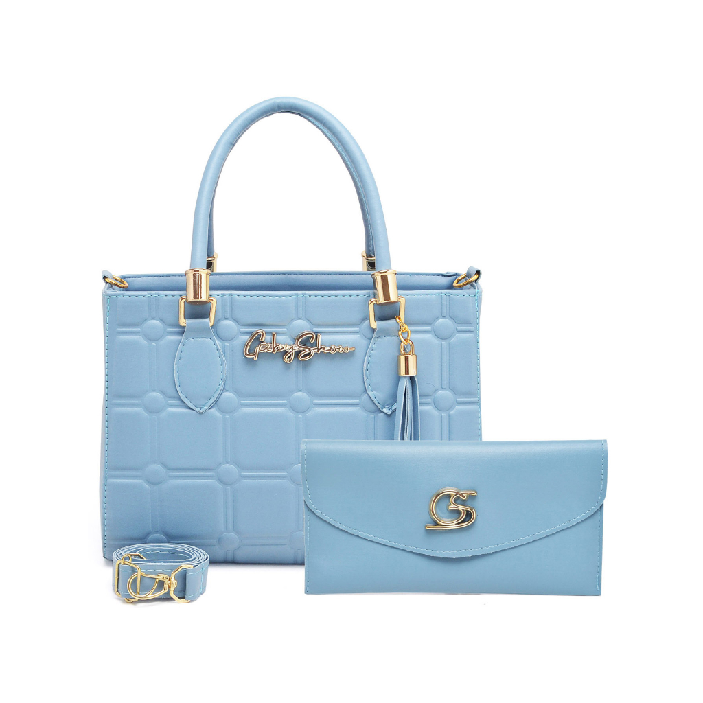 Kit Bolsa Madri Feminina Gaby Show + Carteira - Moderna - Elegante - Bolsas Moda e Acessórios
