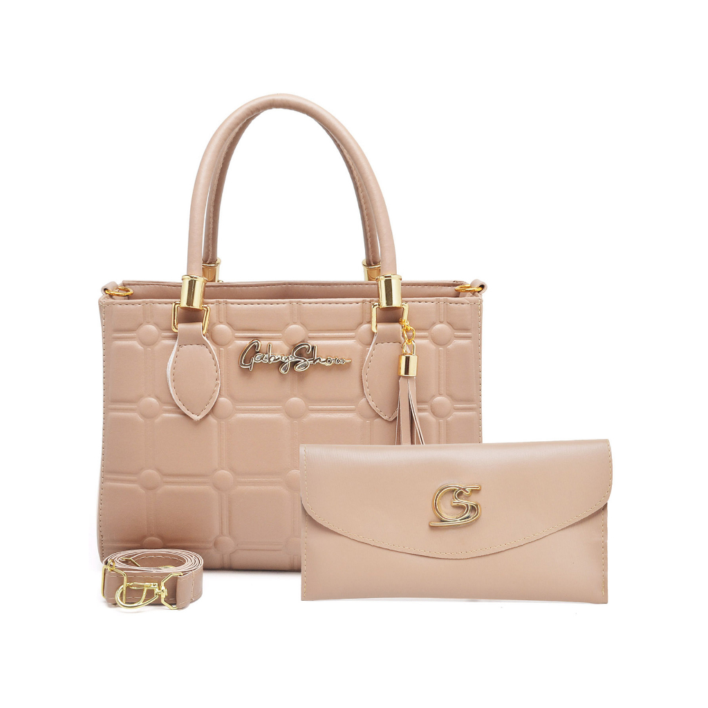Kit Bolsa Madri Feminina Gaby Show + Carteira - Moderna - Elegante - Bolsas Moda e Acessórios