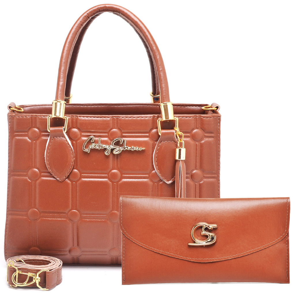 Kit Bolsa Madri Feminina Gaby Show + Carteira - Moderna - Elegante - Bolsas Moda e Acessórios