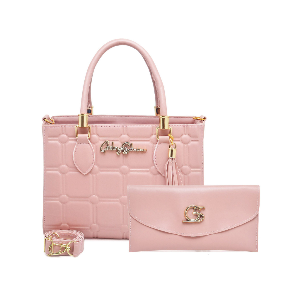 Kit Bolsa Madri Feminina Gaby Show + Carteira - Moderna - Elegante - Bolsas Moda e Acessórios