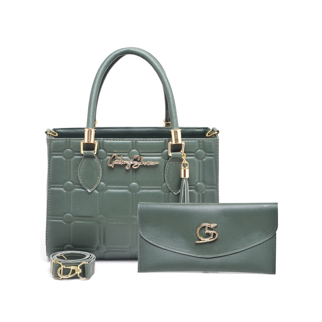Kit Bolsa Madri Feminina Gaby Show + Carteira - Moderna - Elegante - Bolsas Moda e Acessórios