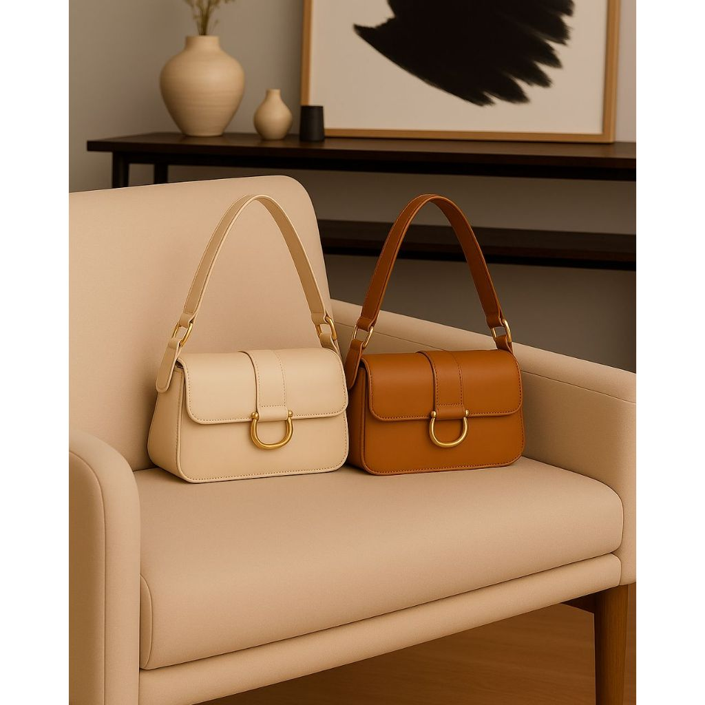 Kit Bolsa Feminina 2 peças Lançamento Nova Tendencia Elegante Alça Transversal Mega Oferta