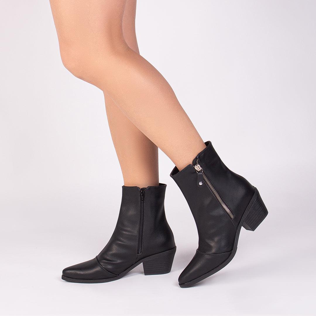 Bota Country Cano Baixo Salto Grosso - #carminito#
