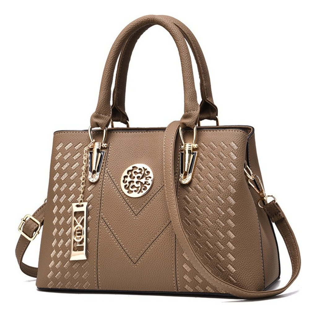 Nova Bolsa Feminina De Luxo Grande Capacidade Couro Ombro Crossbody Saco