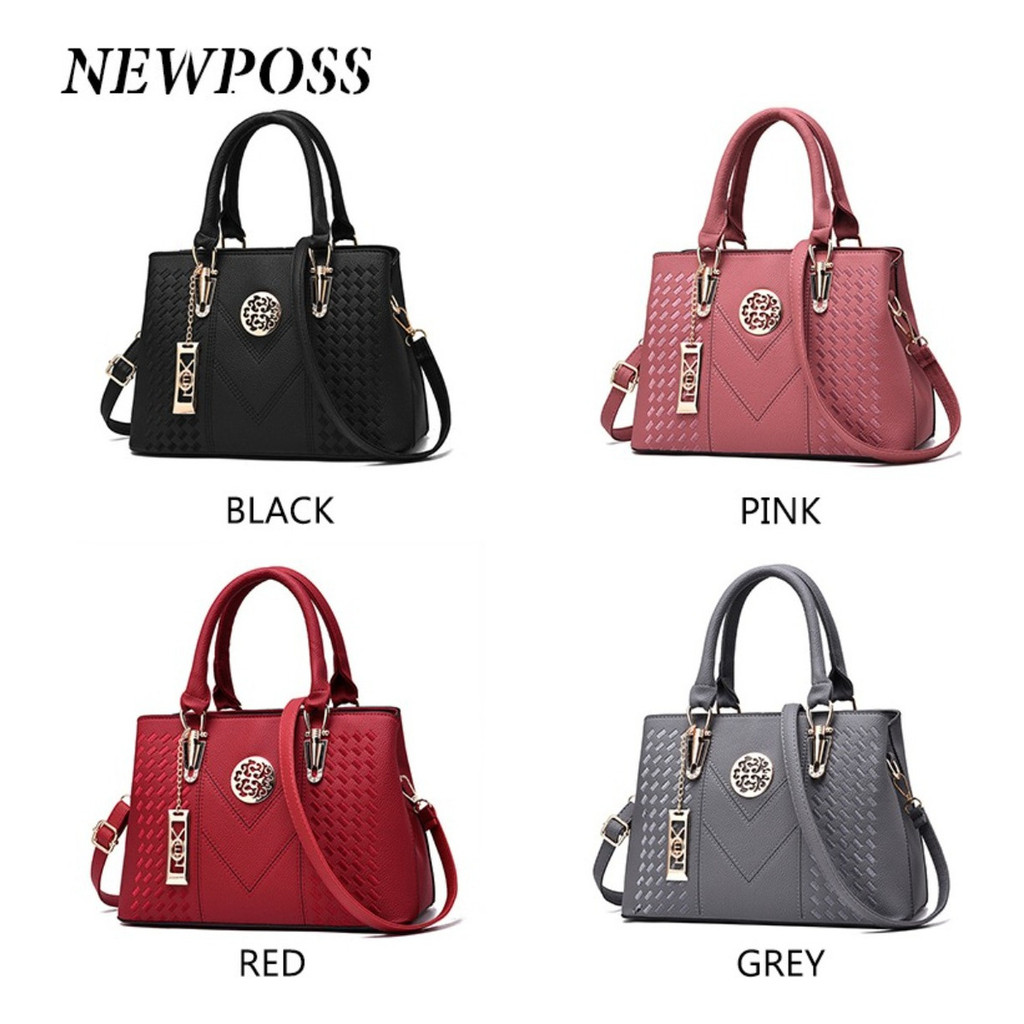 Nova Bolsa Feminina De Luxo Grande Capacidade Couro Ombro Crossbody Saco