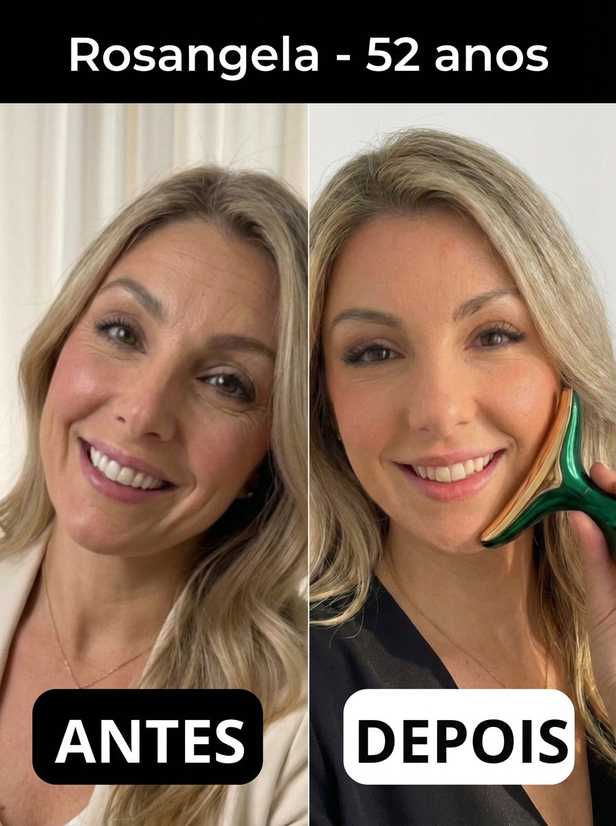 Revitalize Pró 3 em 1 - Massageador Facial Anti-Rugas
