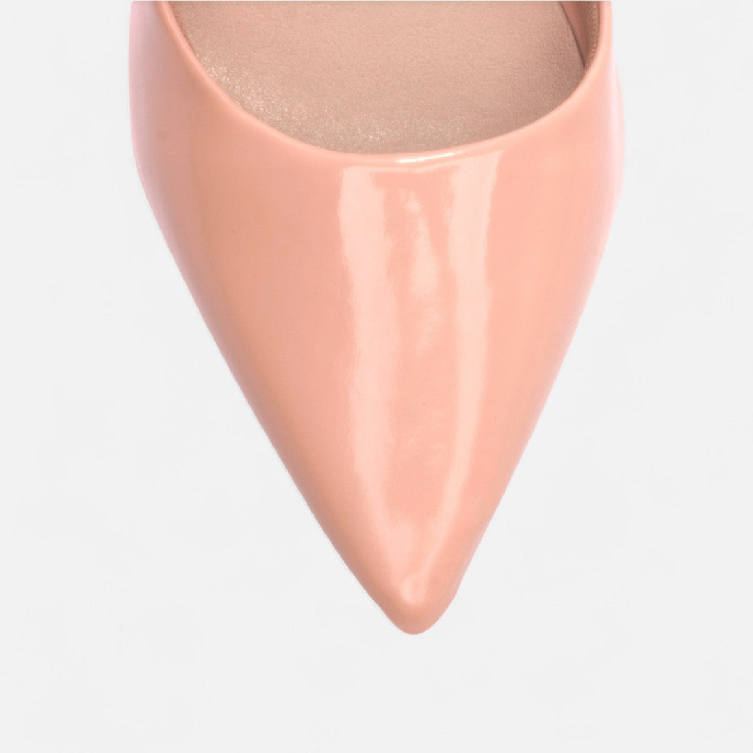 Scarpin Verniz Caramelo com Fivela Dourada