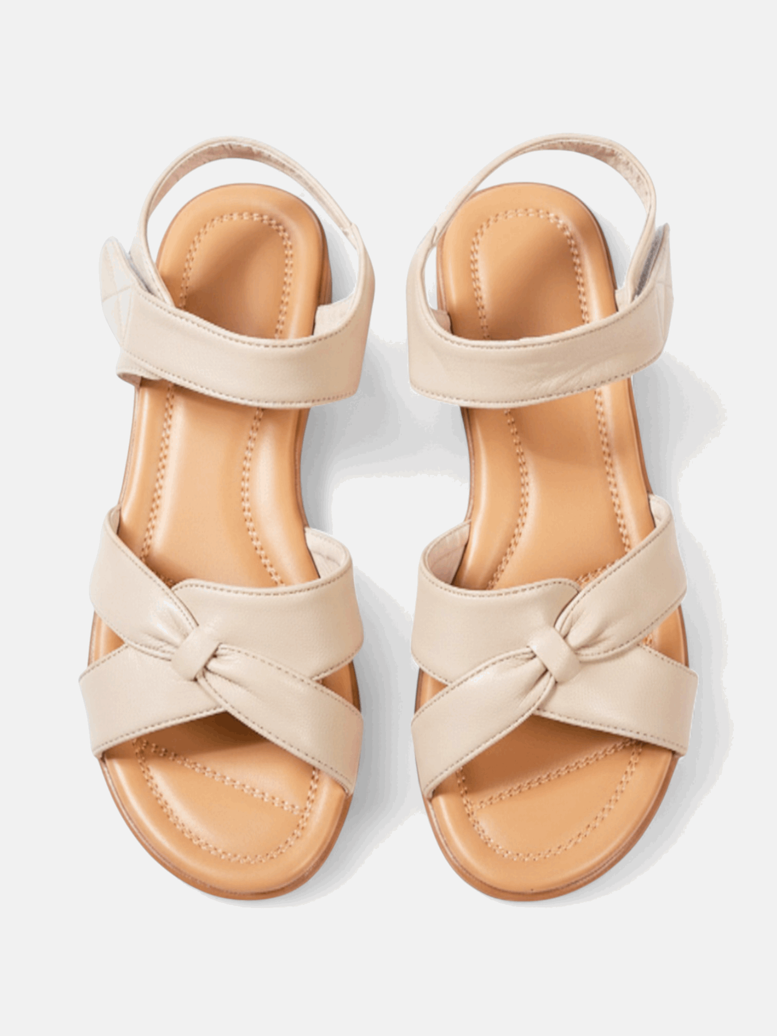 Sandália Plataforma Confort Damasco Tira Couro