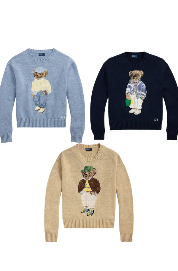 Kit Suéter Ralph Lauren Polo Bear | 3 Modelos por R$1997,50