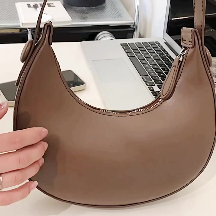Bolsa Meia Lua Lançamento Varias Cores Bolsa Feminina De Ombro Balada