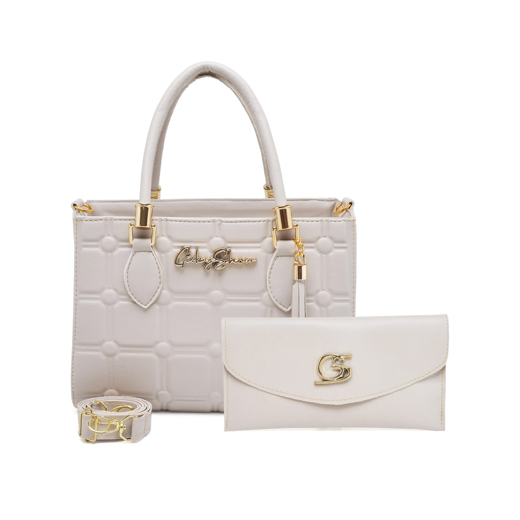Kit Bolsa Madri Feminina Gaby Show + Carteira - Moderna - Elegante - Bolsas Moda e Acessórios