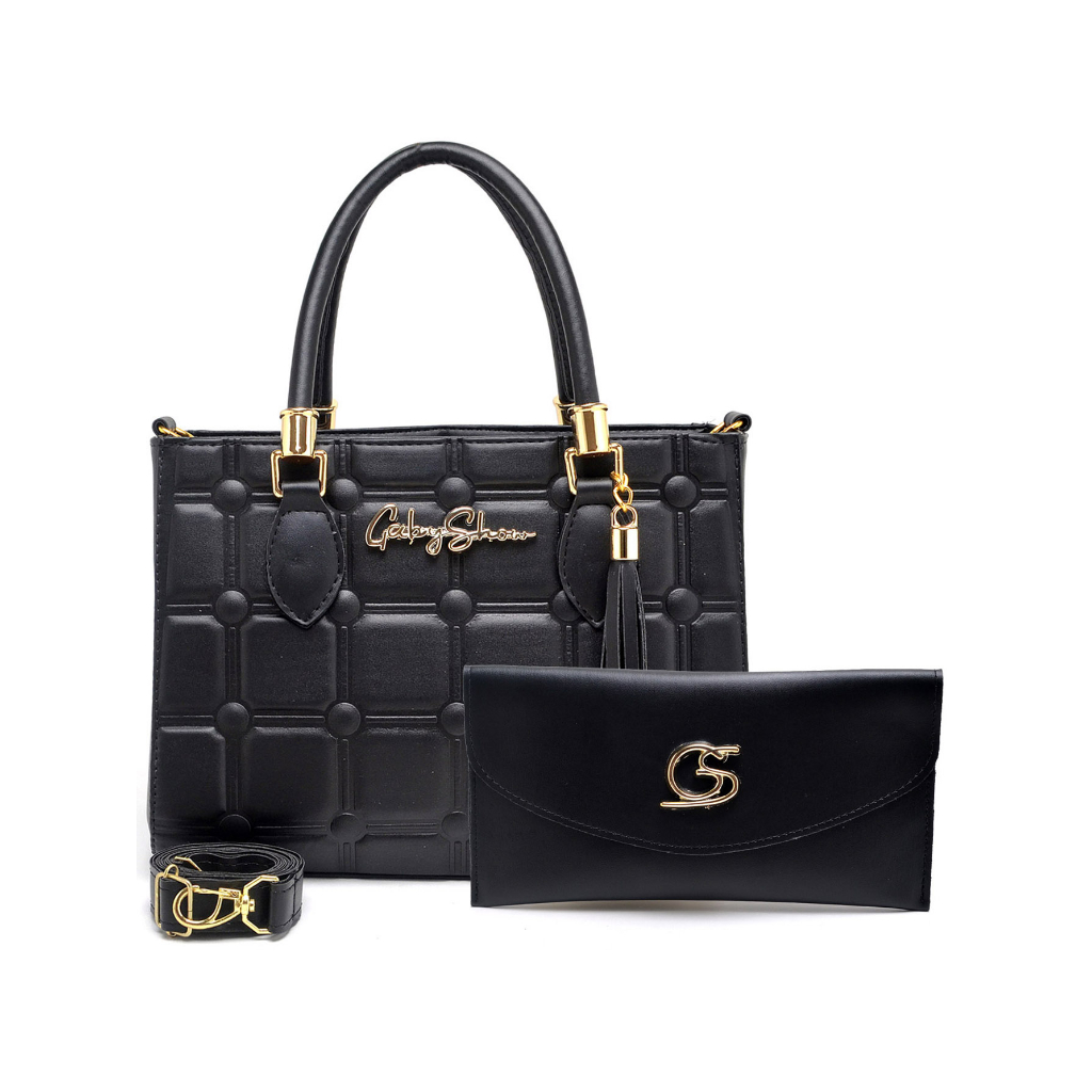 Kit Bolsa Madri Feminina Gaby Show + Carteira - Moderna - Elegante - Bolsas Moda e Acessórios
