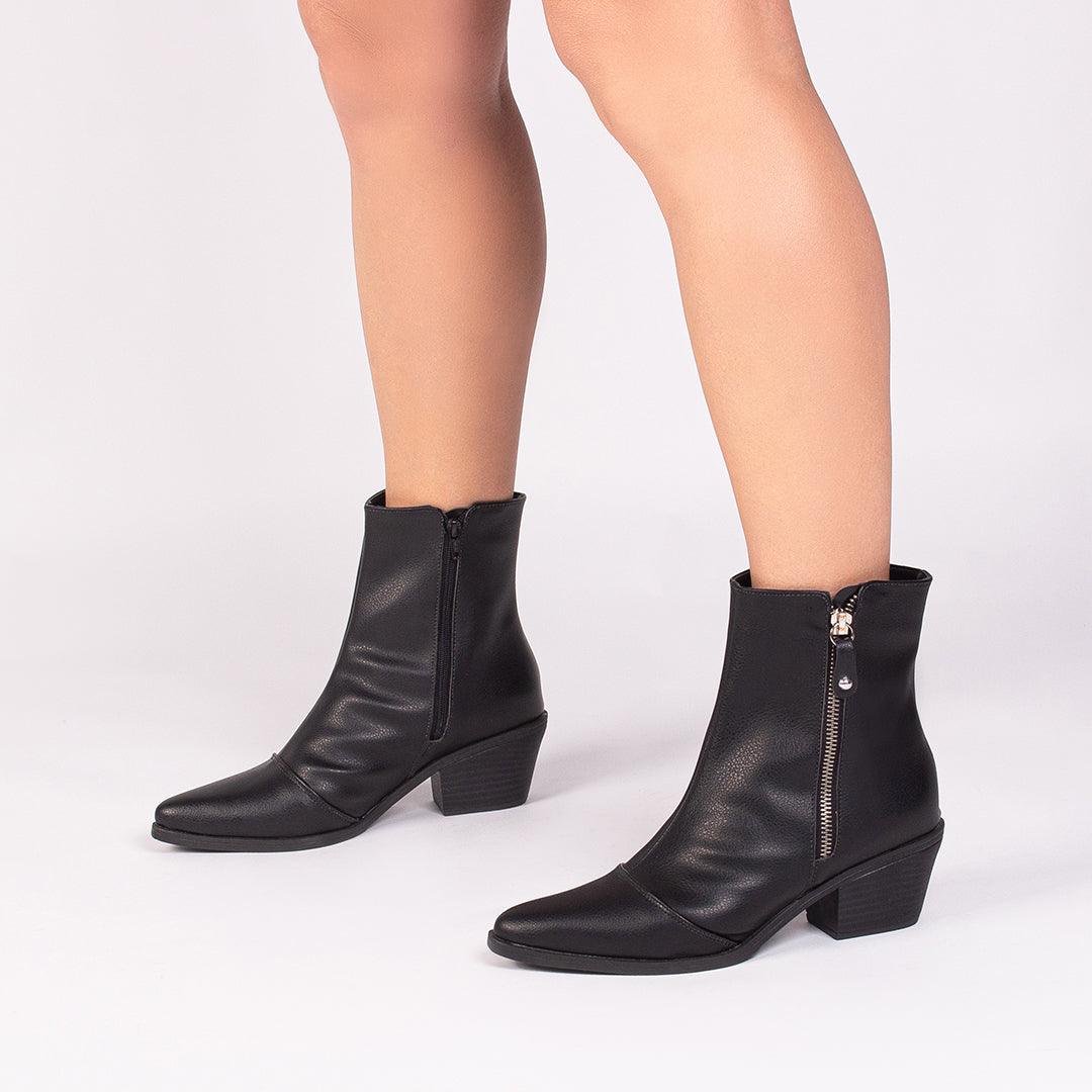 Bota Country Cano Baixo Salto Grosso - #carminito#