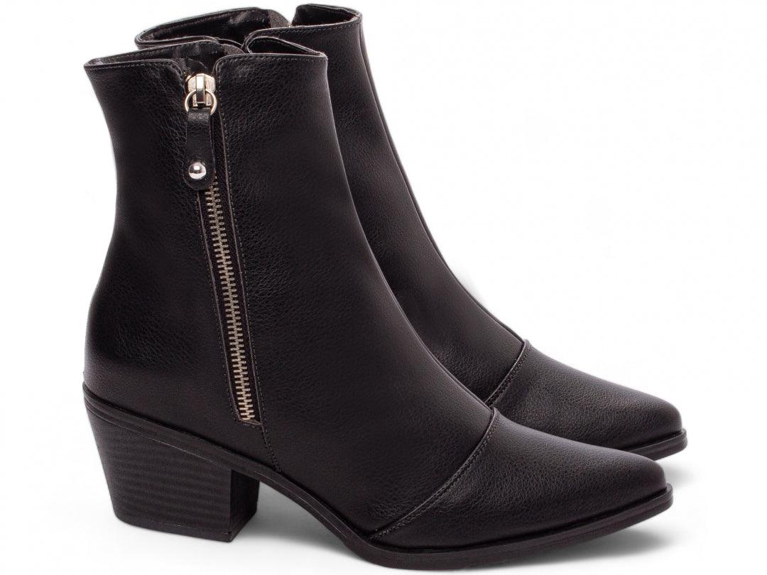 Bota Country Cano Baixo Salto Grosso - #carminito#