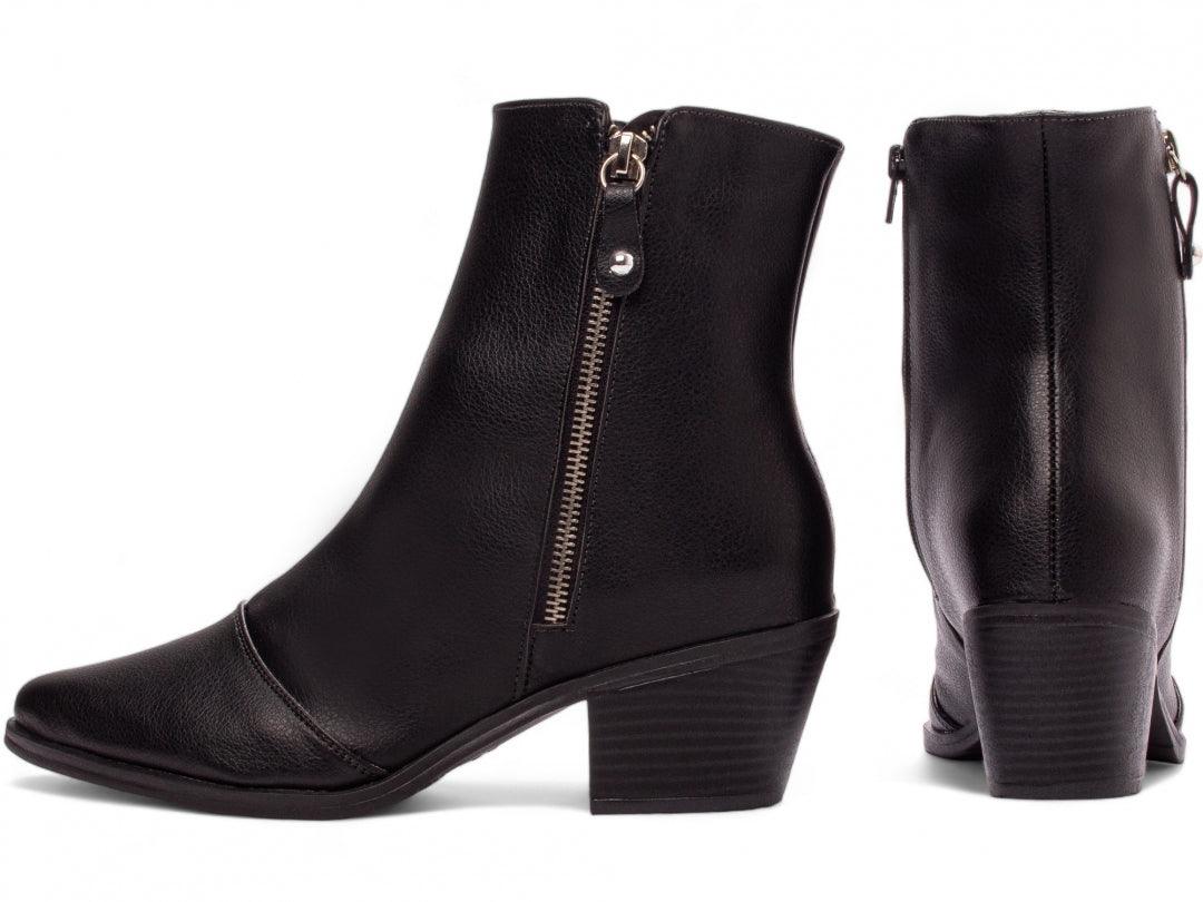 Bota Country Cano Baixo Salto Grosso - #carminito#