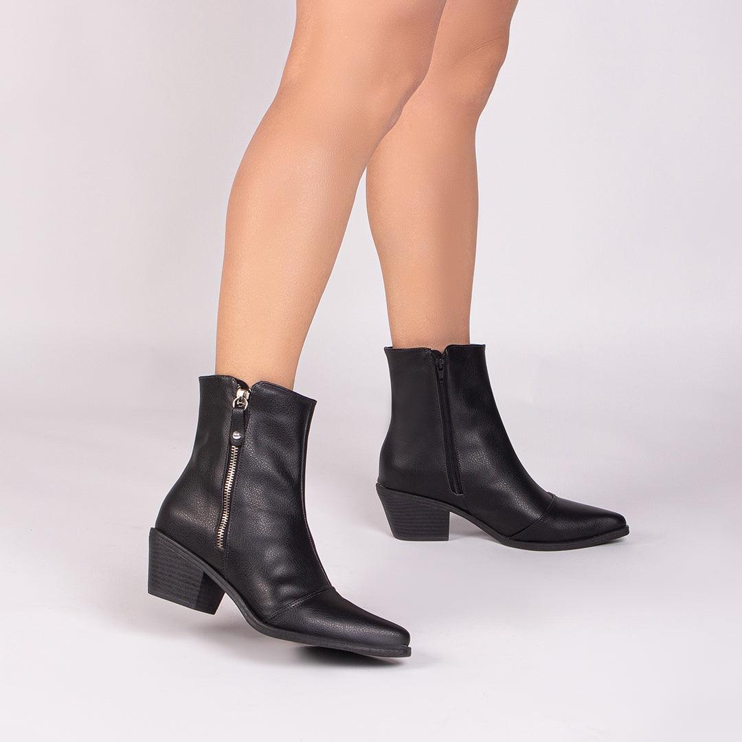 Bota Country Cano Baixo Salto Grosso - #carminito#