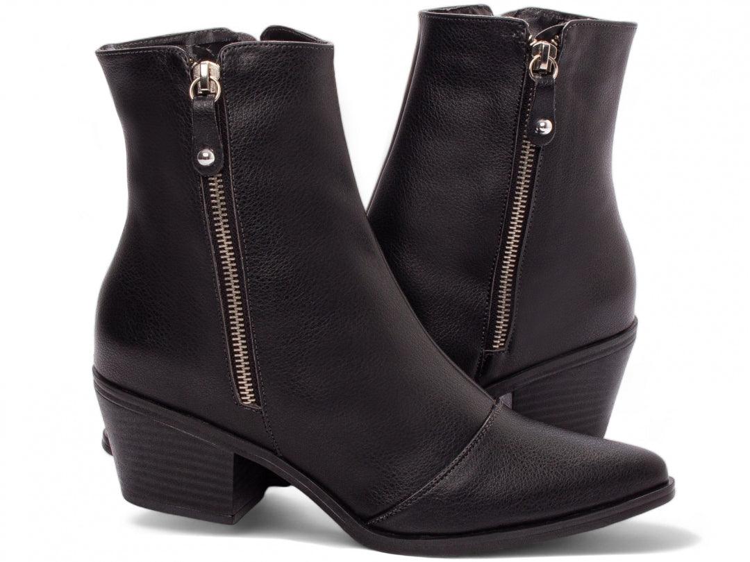 Bota Country Cano Baixo Salto Grosso - #carminito#