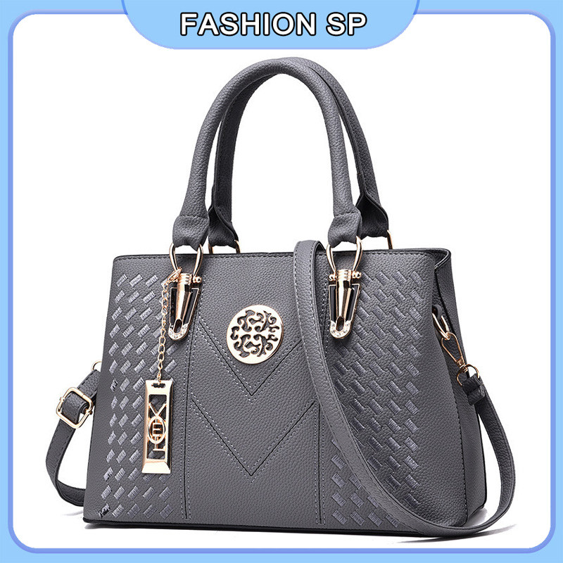 Nova Bolsa Feminina De Luxo Grande Capacidade Couro Ombro Crossbody Saco